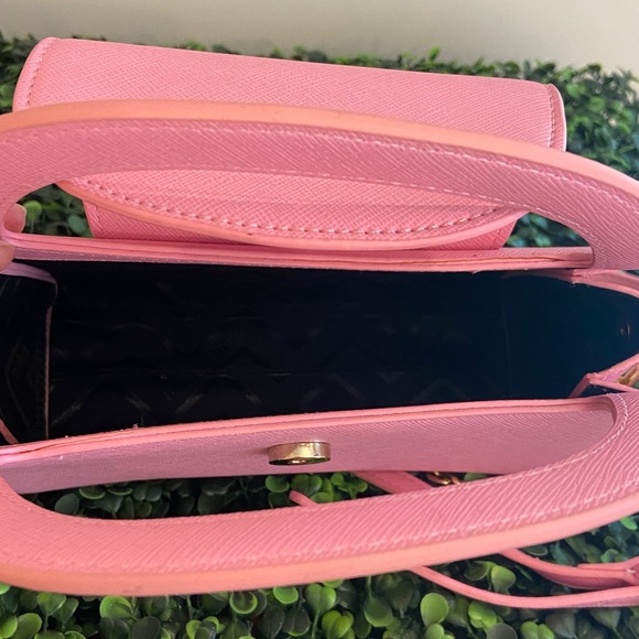 Olga Berg Pink Mini Top-Handle Crossbody Bag - Picture 5 of 6